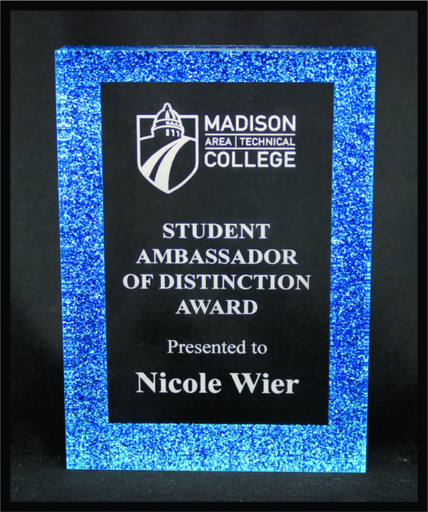 Rectangle Inside Glitter Frame